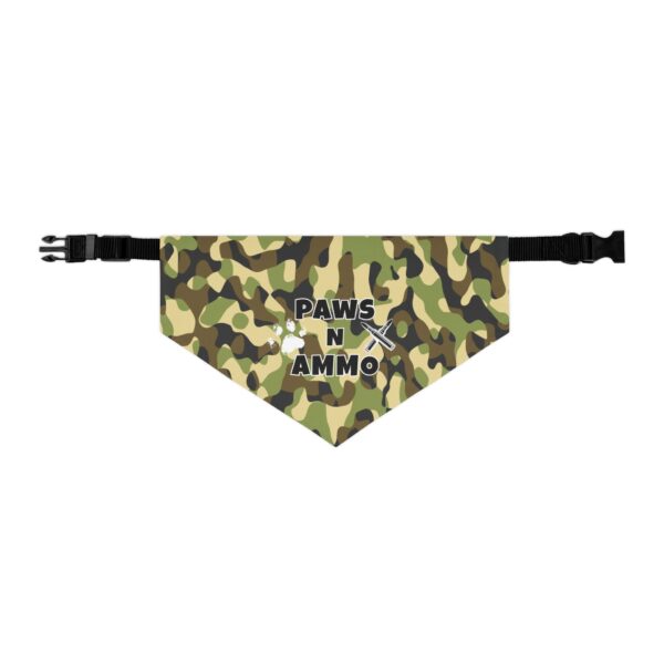 “Paws and Ammo” Adjustable Pet Bandana