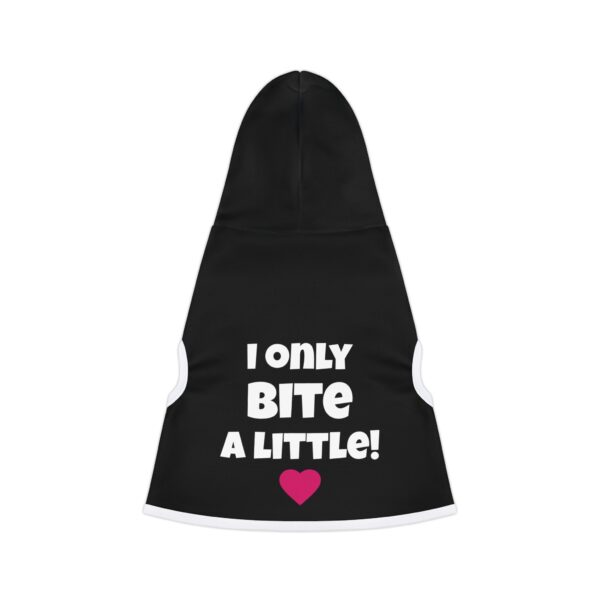 "I Only Bite a Little” Pet Hoodie – Funny Dog & Cat Apparel for Playful, Mischievous Pets