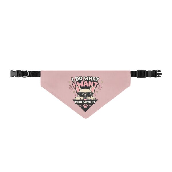I Do What I Want Clip-On Pet Bandana