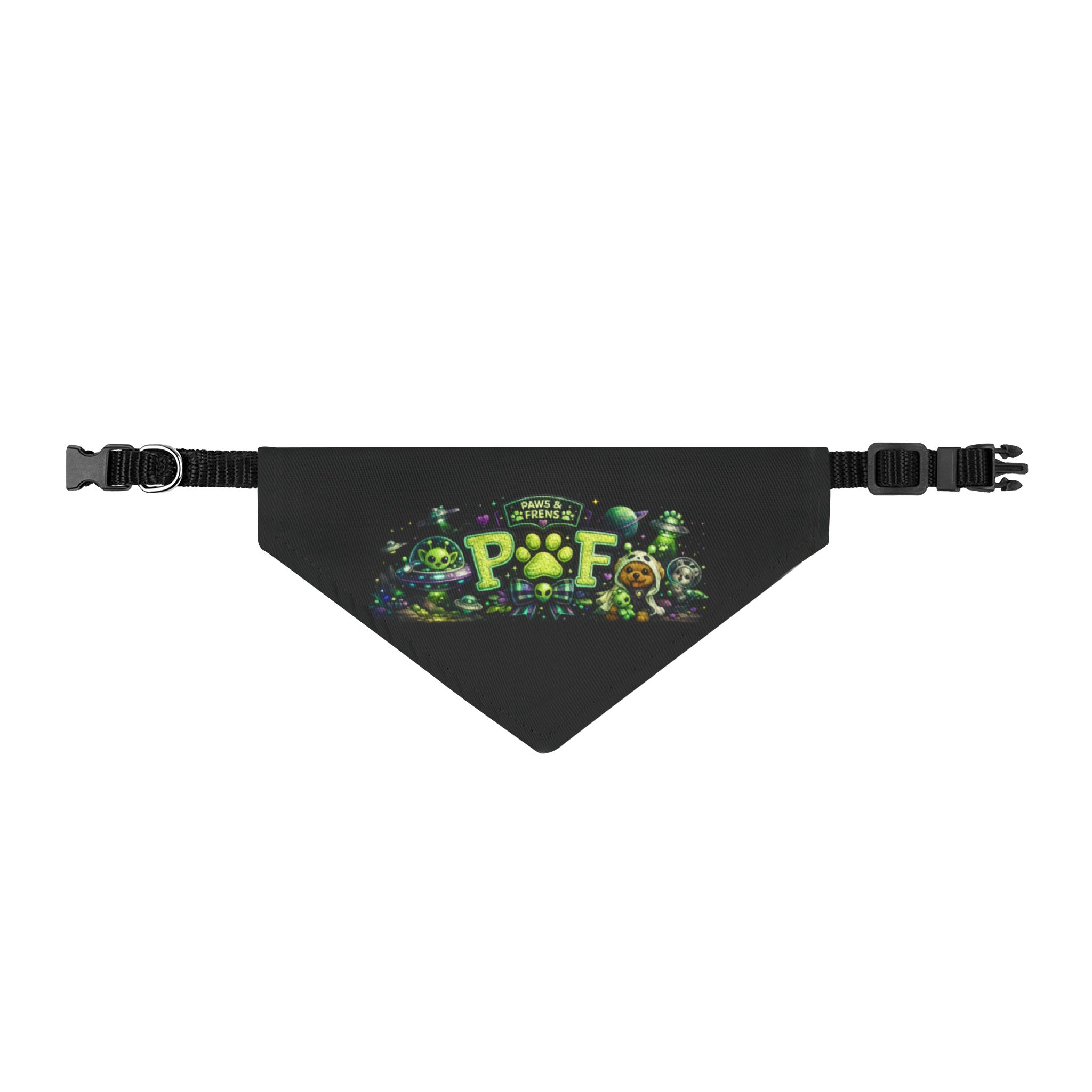 P & F Alien Clip-On Pet Bandana