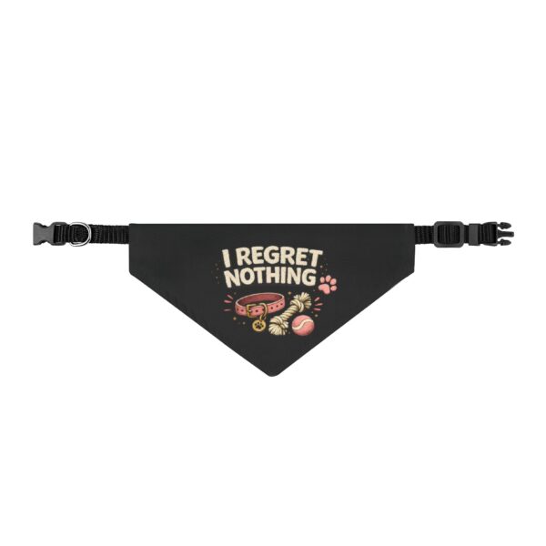 I Regret Nothing Clip-on Pet Bandana