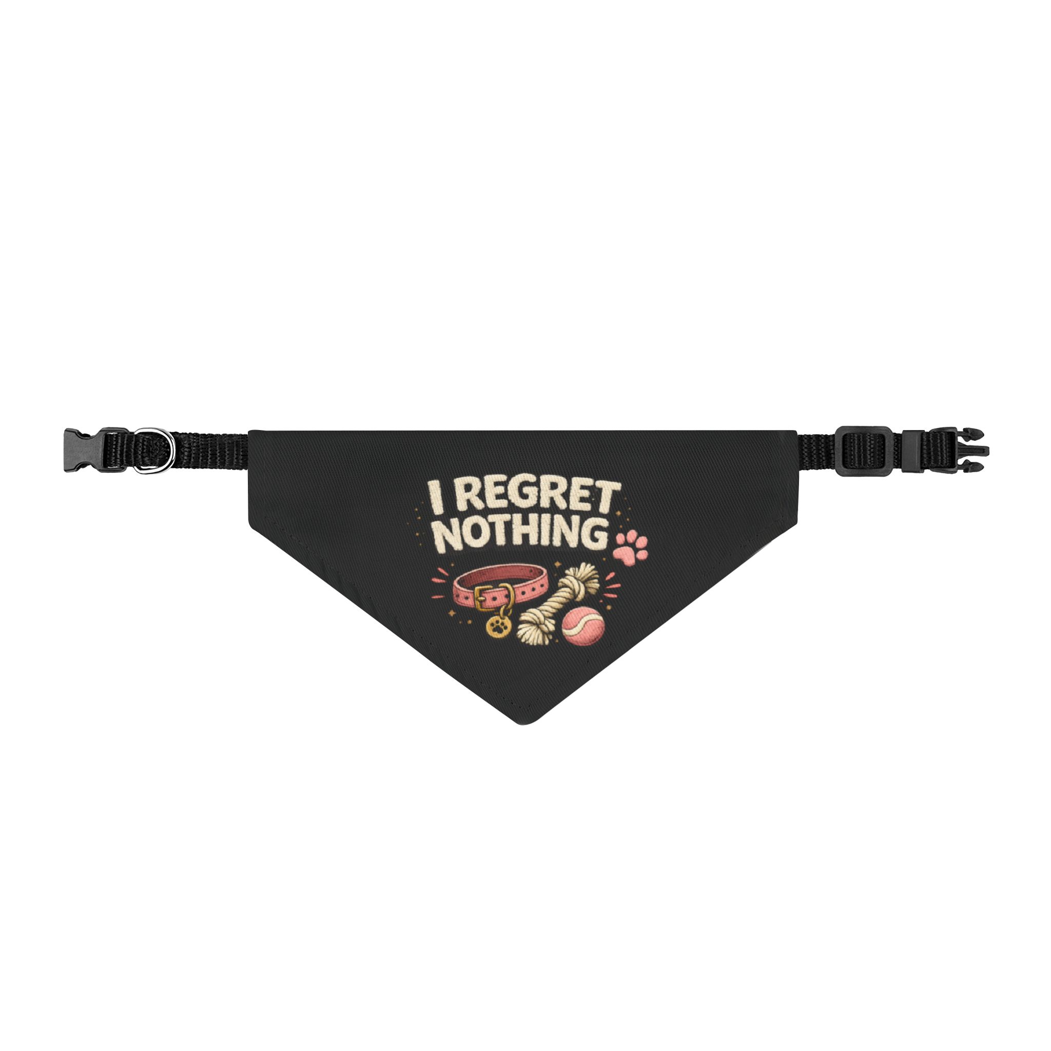 I Regret Nothing Clip-on Pet Bandana