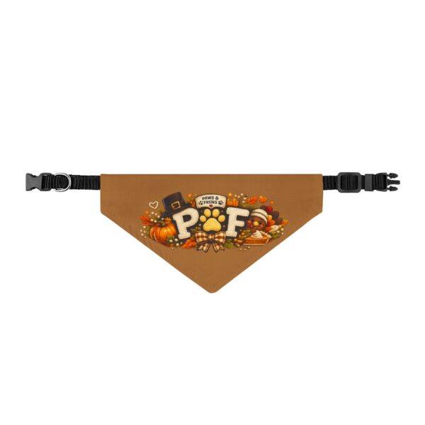 P & F Thanksgiving Clip-On Pet Bandana