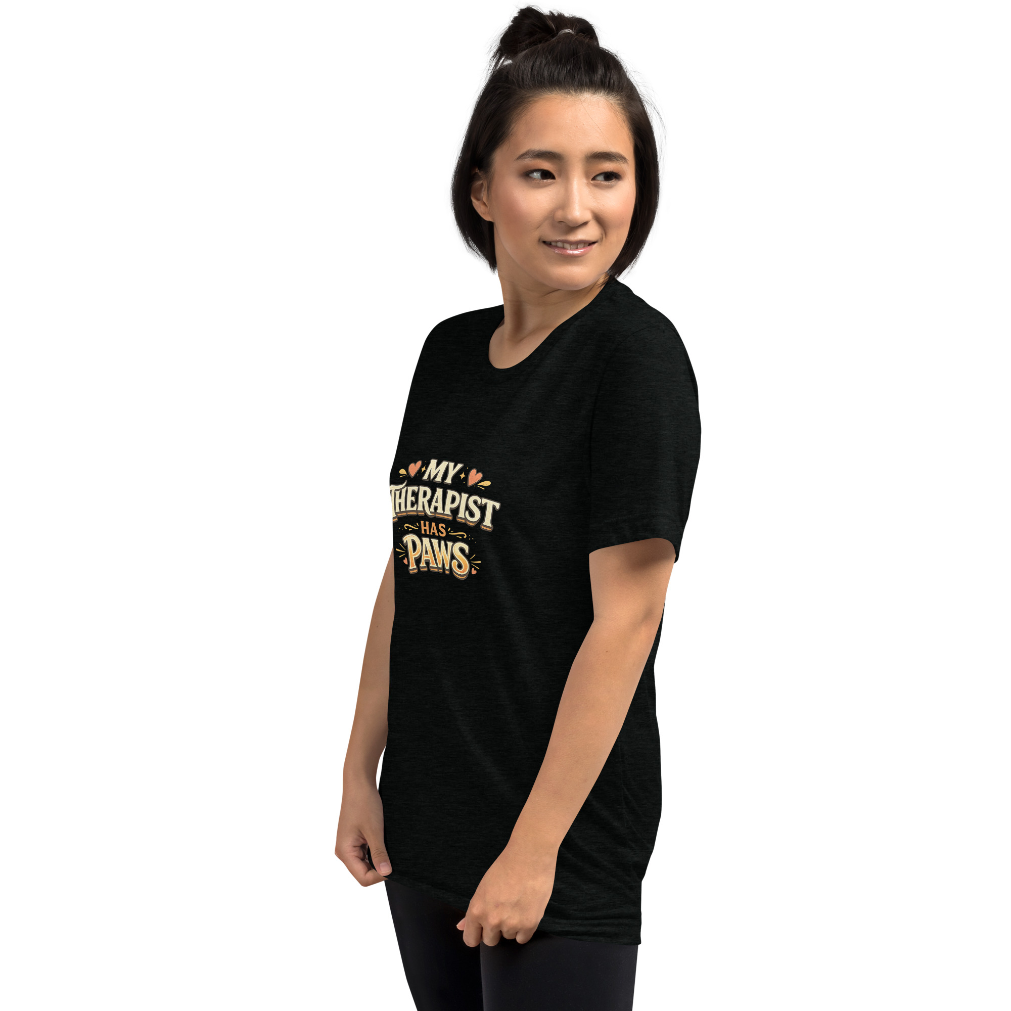 My Therapist Has Paws Graphic Tee - Image 4
