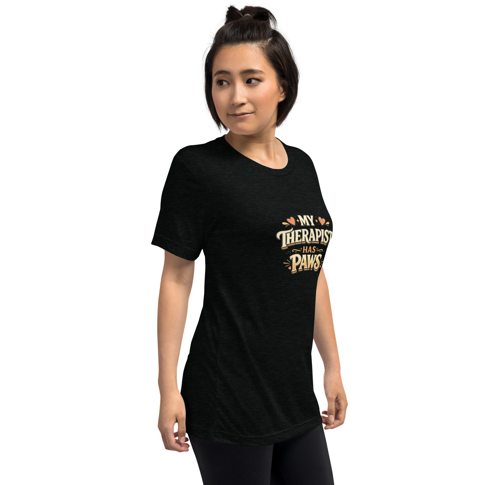 My Therapist Has Paws Graphic Tee - Image 6