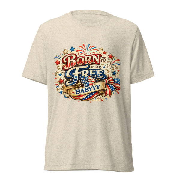 Born to Be Free Patriotic Graphic Tee